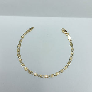 PULSERAS GUCHI ORO 14K 18 CM 2.8 GR (NUEVO)