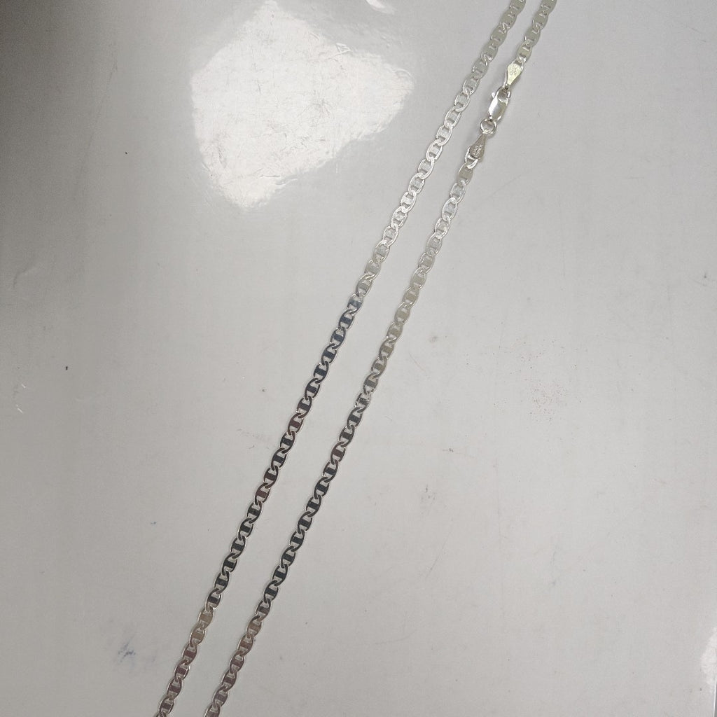 CADENA TEJIDO GUCHI PLATA .925 55 CM 8.7 GR (NUEVO)