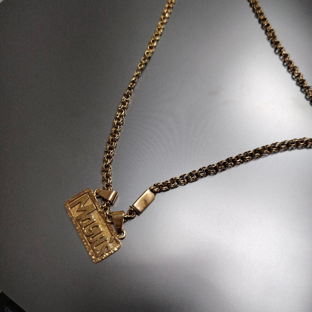 CADENA, DIJE ORO 14 K 25.6 GRMS (SEMINUEVO)