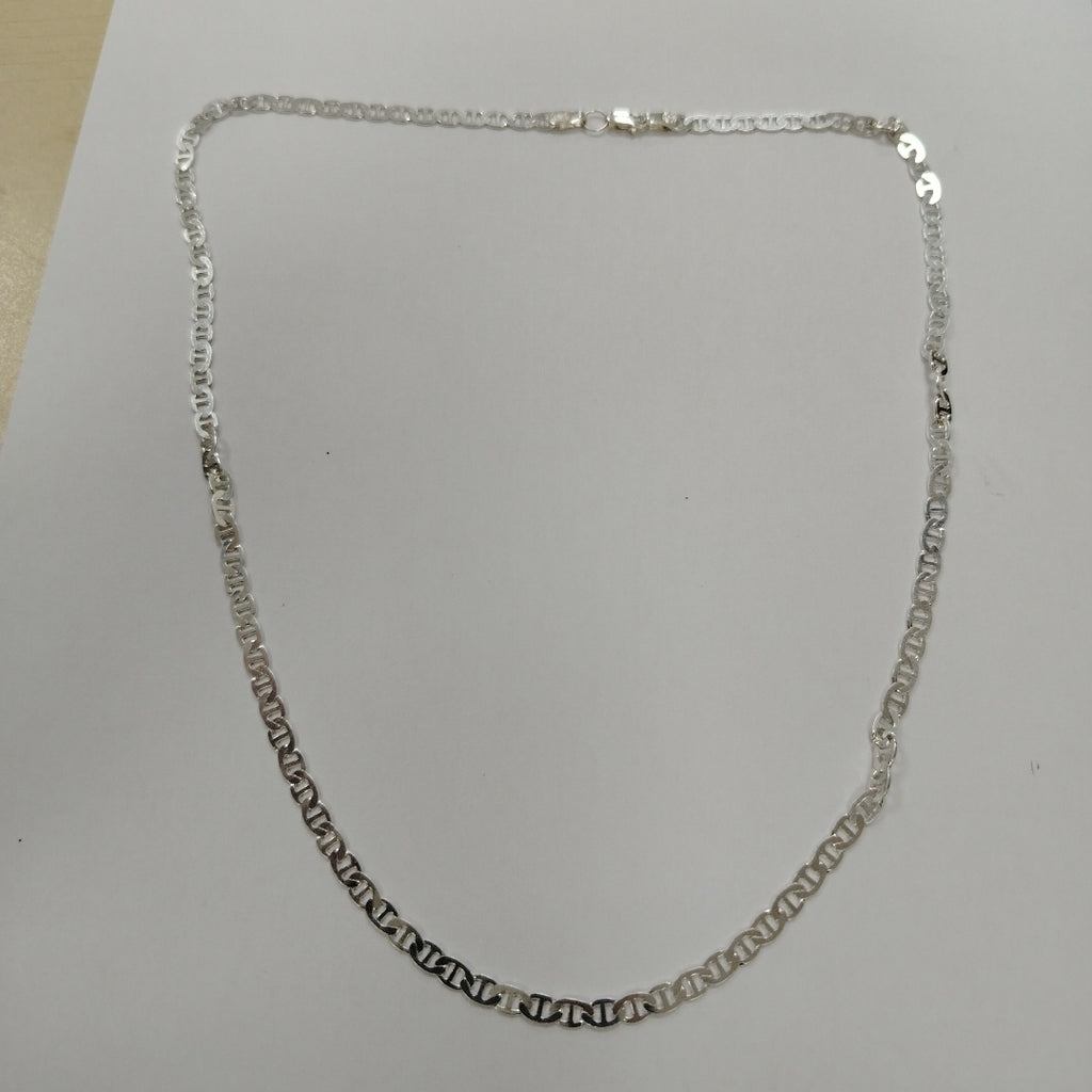 CADENA TEJIDO GUCHI PLATA .925 55 CM 12.2 GR (NUEVO)