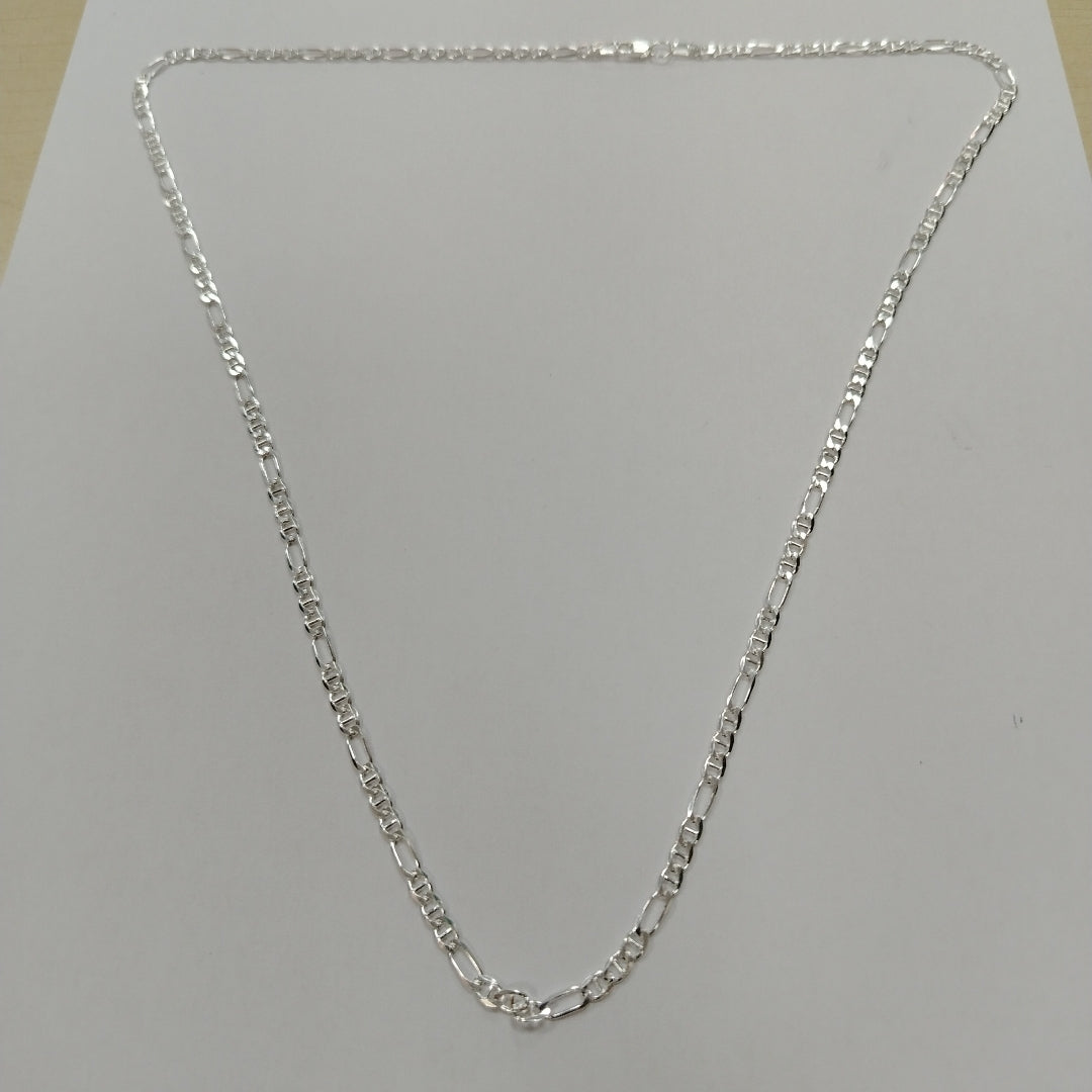 CADENA TEJIDO 3X1 PLATA .925 60 CM 8.4 GR (NUEVO)