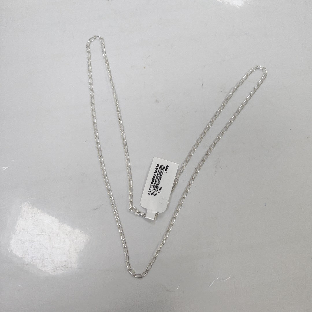 CADENA TEJIDO ESLABONES PLATA .925 55 CM 2.8 GR (NUEVO)