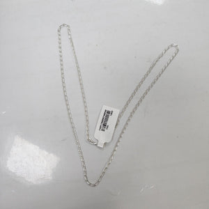 CADENA TEJIDO ESLABONES PLATA .925 55 CM 2.8 GR (NUEVO)
