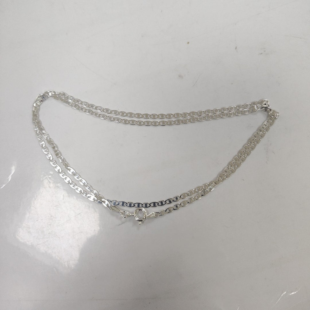 CADENA TEJIDO ESPEJO PLATA .925 55 CM 4 GR (NUEVO)