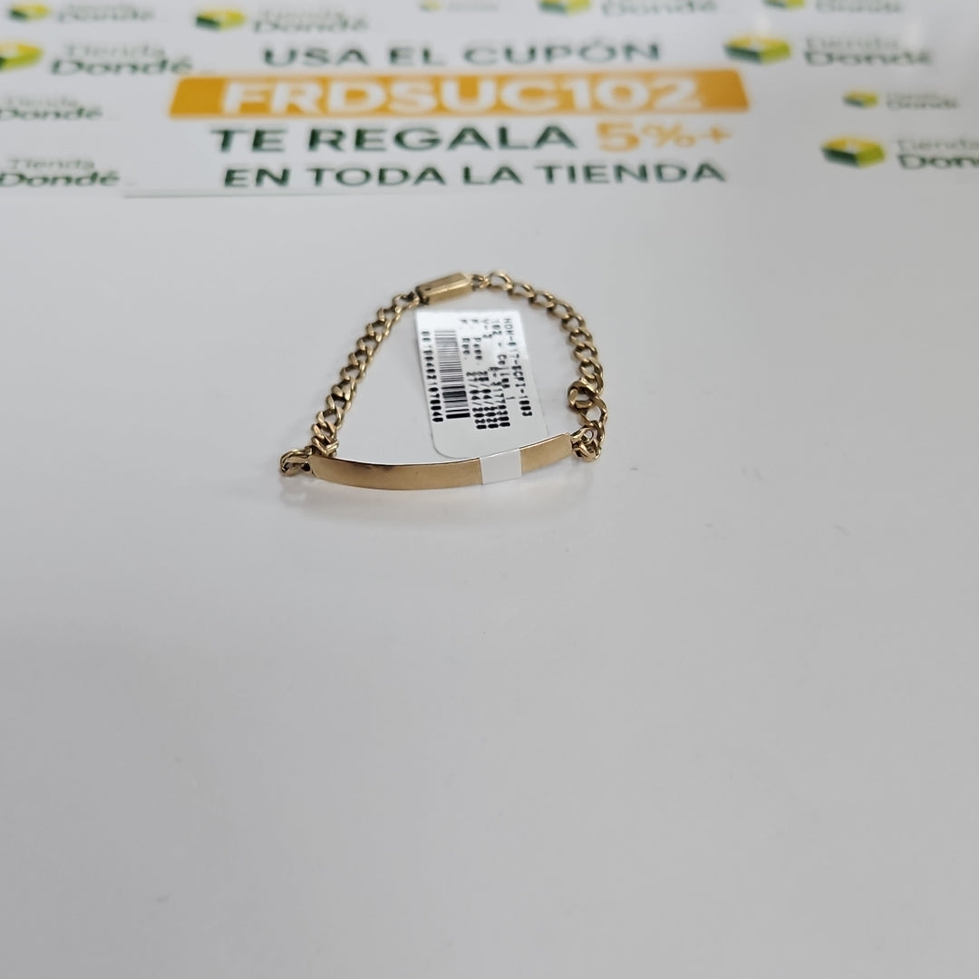 ESCLAVA ORO 14 K 4.1 GRMS (SEMINUEVO)