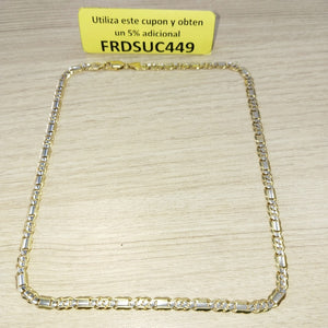 CADENA ORO, ORO COMBINADO 21 K 32.5 GRMS (SEMINUEVO)