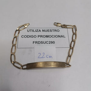 ESCLAVA ORO 14 K 9.6 GRMS (SEMINUEVO)
