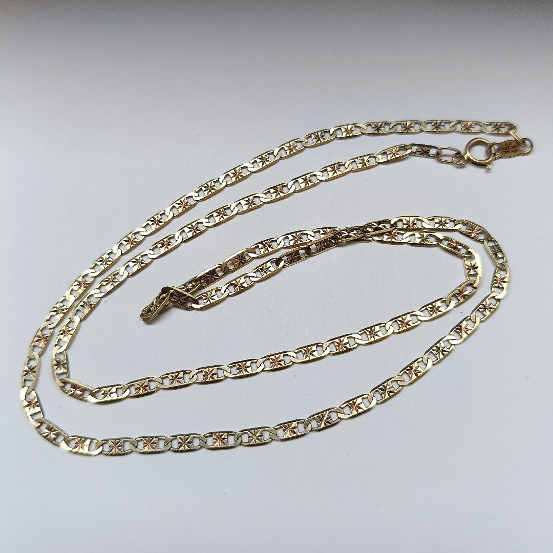CADENA ORO COMBINADO 10 K 4.4 GRMS (SEMINUEVO)