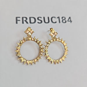 BROQUELES PAR ORO 14 K 9,40 GRMS (SEMINUEVO)