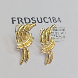 ARETES PAR ORO 14 K 6,30 GRMS (SEMINUEVO)