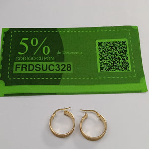 ARRACADAS PAR ORO 14 K 3.2 GRMS (SEMINUEVO)