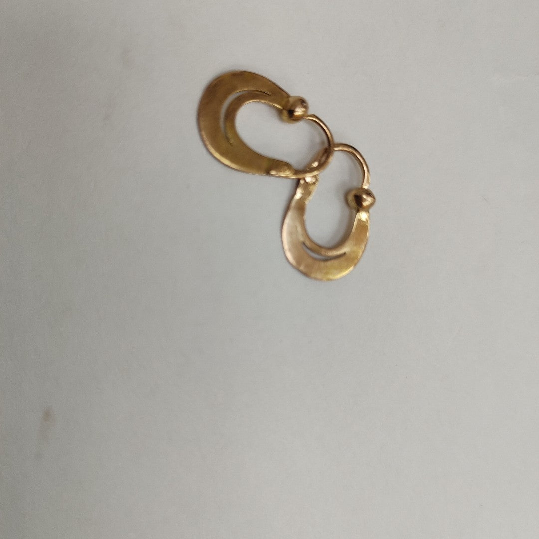 ARETES PAR ORO 8 K 1.1 GRMS (SEMINUEVO)