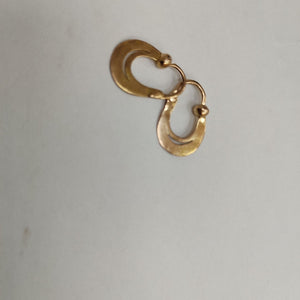 ARETES PAR ORO 8 K 1.1 GRMS (SEMINUEVO)