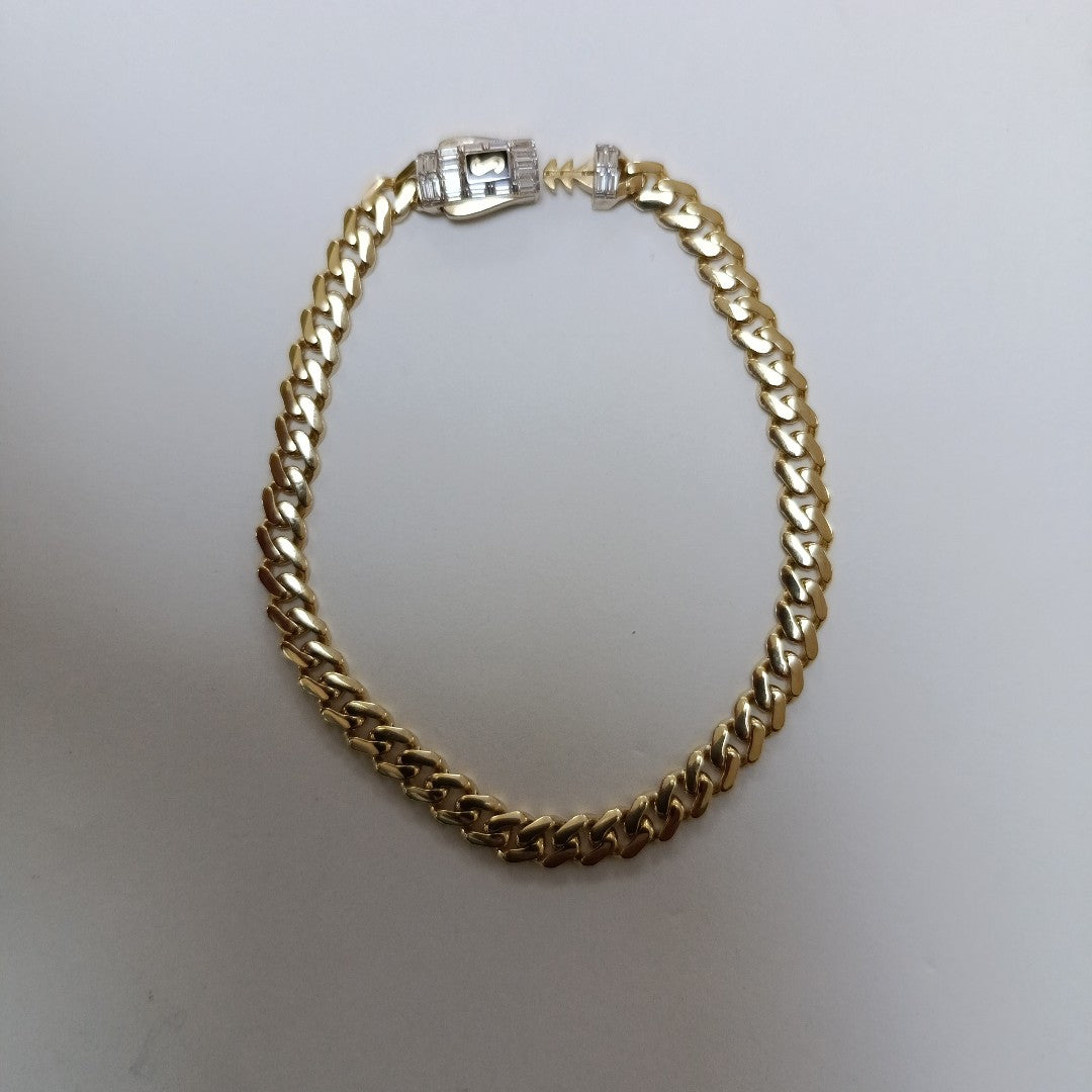PULSERA MONACO ORO 14K 5.5 (NUEVO)