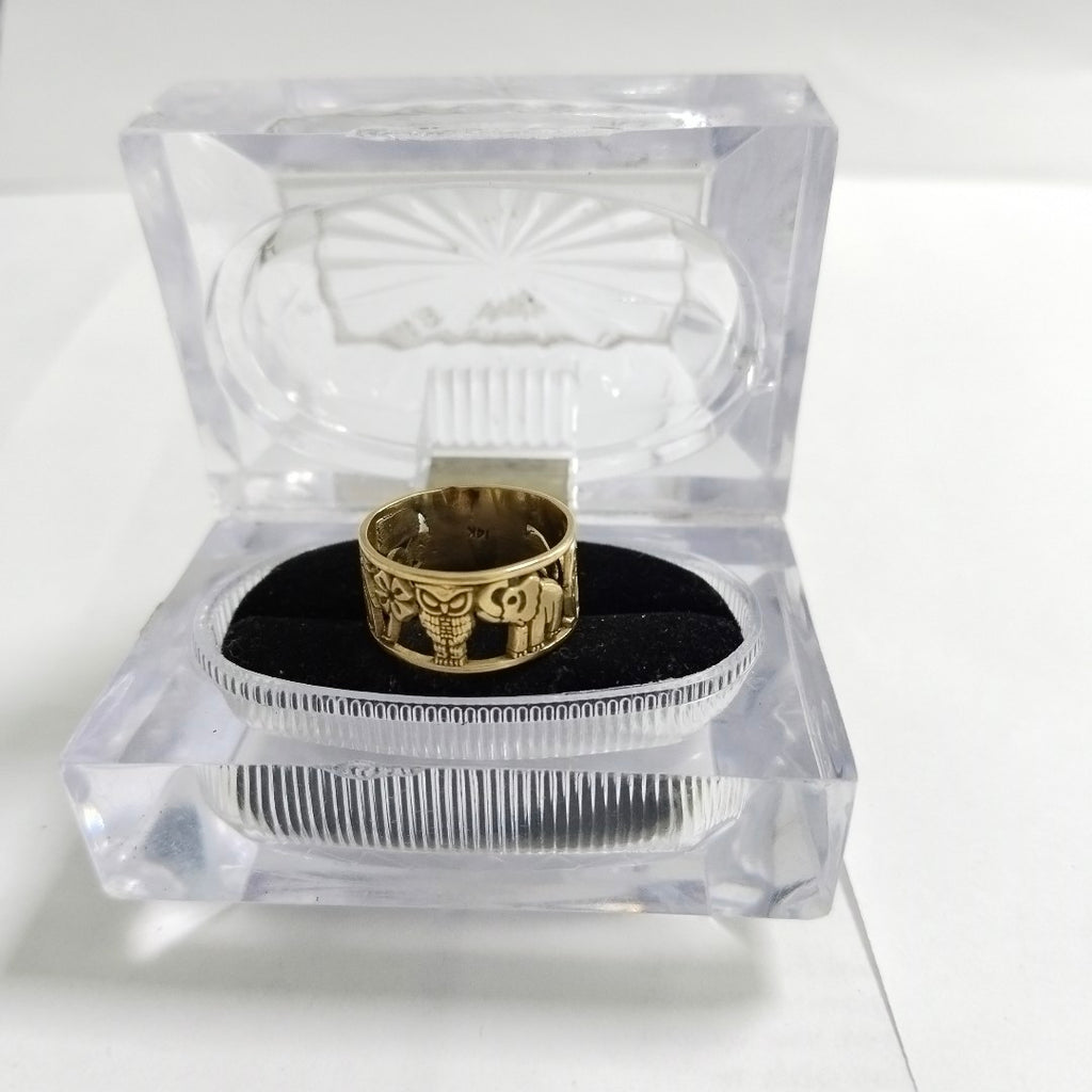 ARGOLLA DE LA SUERTE ORO 14 K 4,60 GRMS (SEMINUEVO)