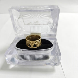 ARGOLLA DE LA SUERTE ORO 14 K 4,60 GRMS (SEMINUEVO)