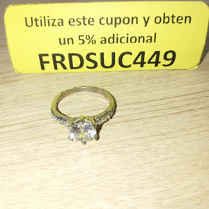 ANILLITO, SOLITARIO PLATA 3.2 GRMS (SEMINUEVO)
