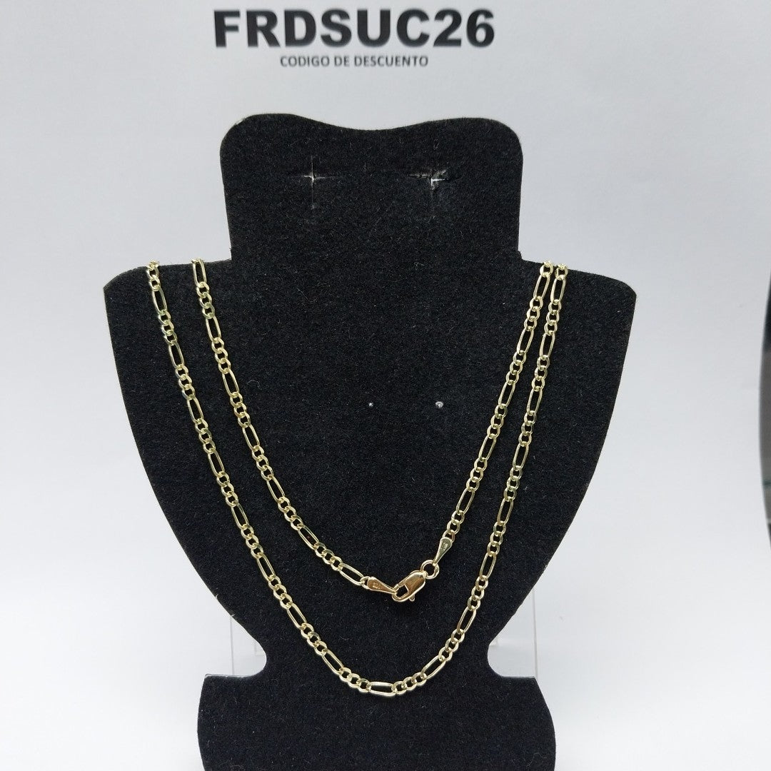CADENAS 3X1 ORO 14K 55 CM 5.2 GR (NUEVO)