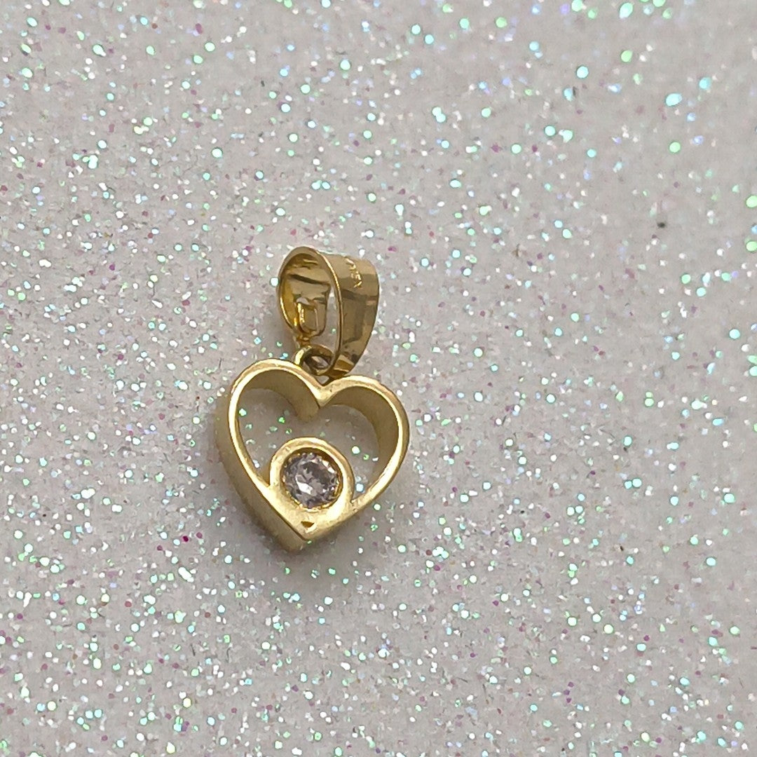 DIJES CORAZON ORO 10K 1 GR (NUEVO)