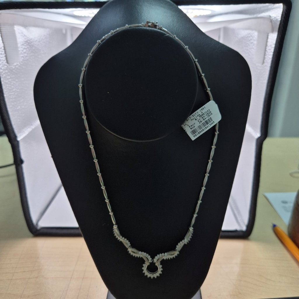 GARGANTILLA ORO BLANCO 14 K 16,80 GRMS (SEMINUEVO)