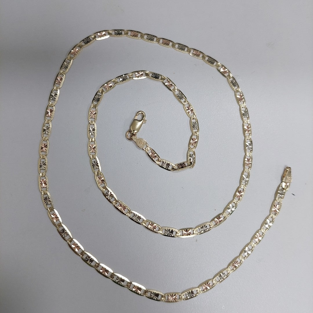 PULSERA TEJIDO GUCHI ORO 14K 50 CM 7.9 GR (NUEVO)