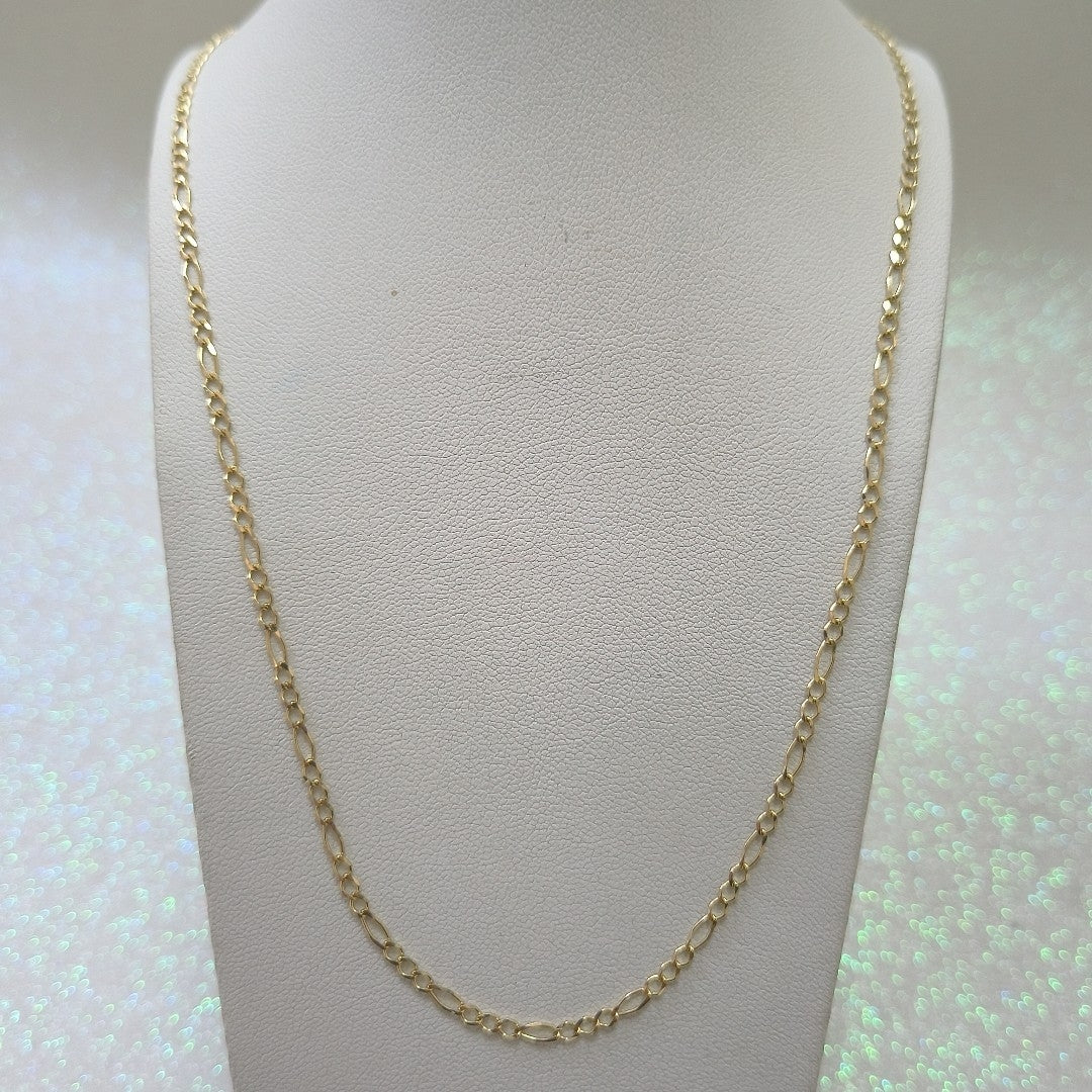 CADENAS TEJIDO 3X1 ORO 10K 50 CM 2.8 GR (NUEVO)