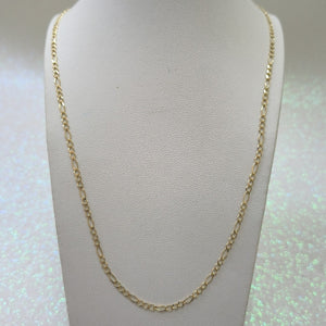 CADENAS TEJIDO 3X1 ORO 10K 50 CM 2.8 GR (NUEVO)