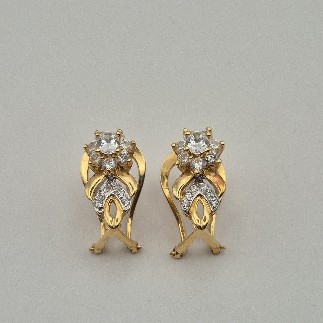 ARETES PAR ORO 14 K 5,10 GRMS (SEMINUEVO)