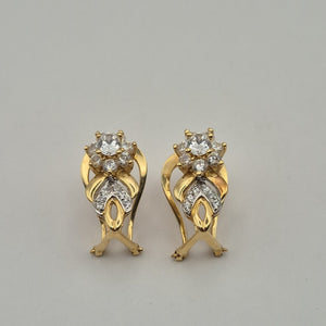 ARETES PAR ORO 14 K 5,10 GRMS (SEMINUEVO)