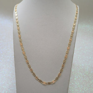 CADENAS TEJIDO GUCHI ORO 10K 55 CM 6.8 GR (NUEVO)