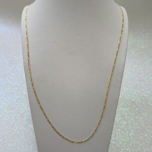 CADENAS TEJIDO 3X1 ORO 14K 55 CM 2.4 GR (NUEVO)