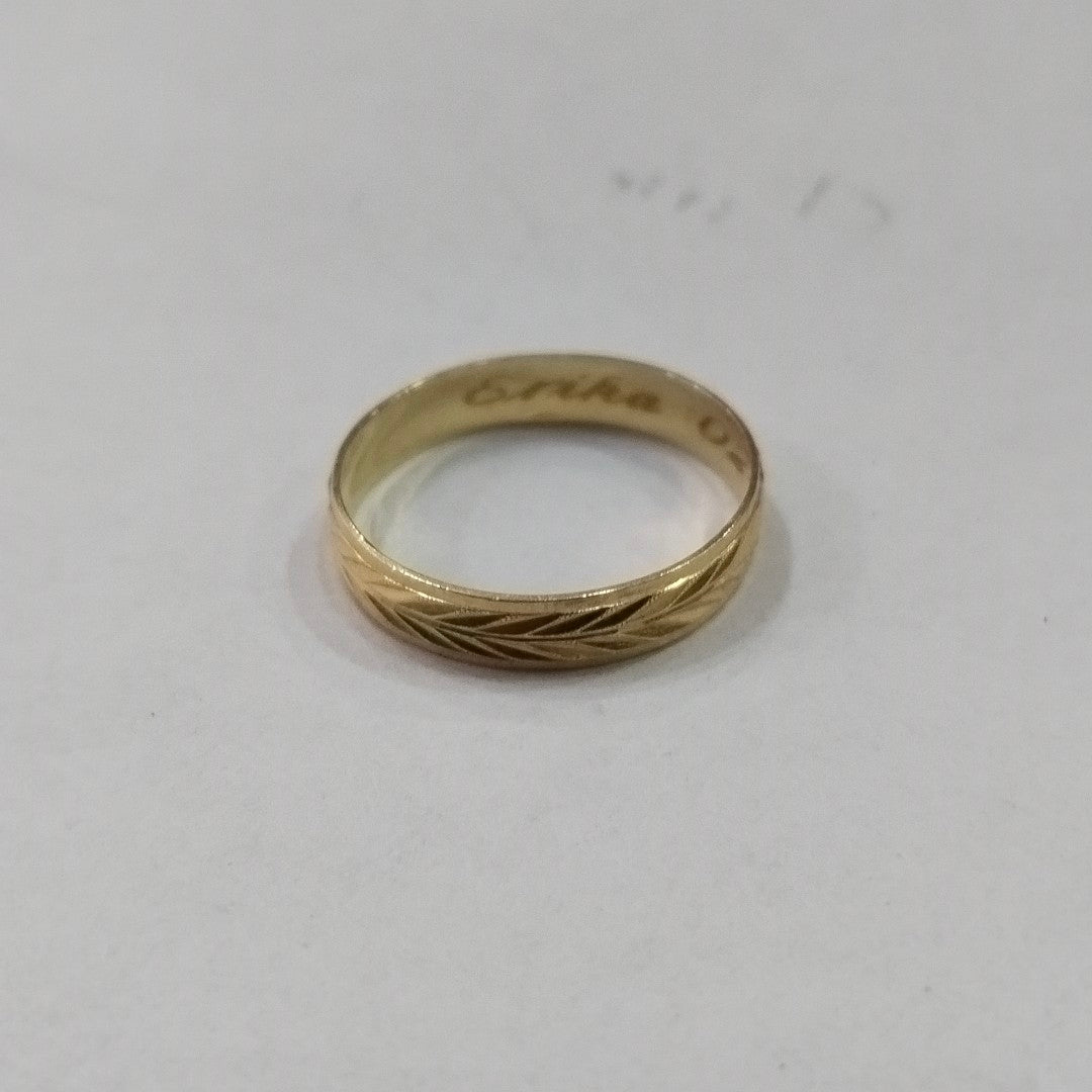 ARGOLLA ORO 10 K 1.2 GRMS (SEMINUEVO)