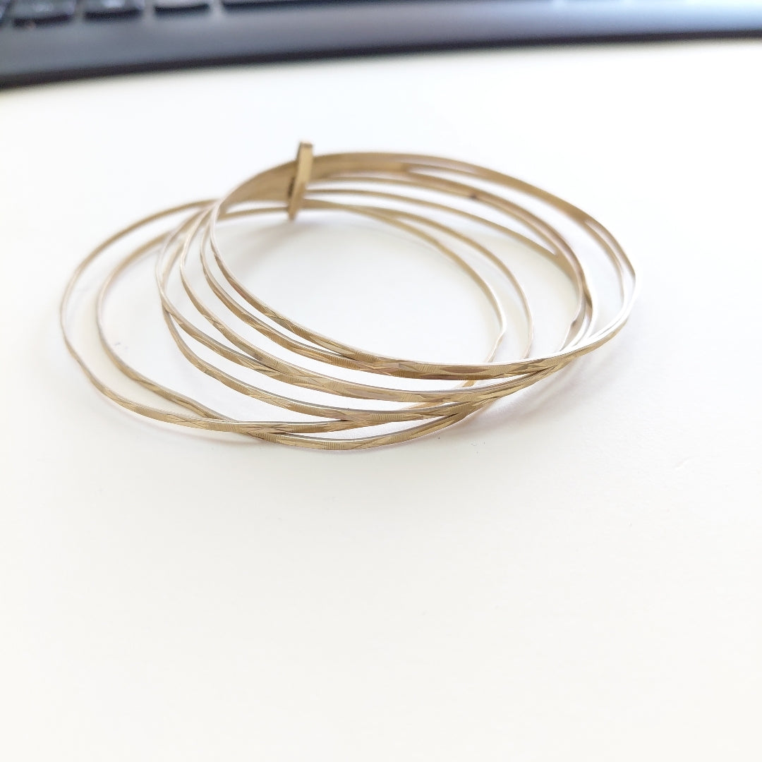 SEMANARIO DE PULSERAS ORO 14 K 15,00 GRMS (SEMINUEVO)