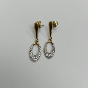 BROQUELES PAR ORO 10 K 1,90 GRMS (SEMINUEVO)