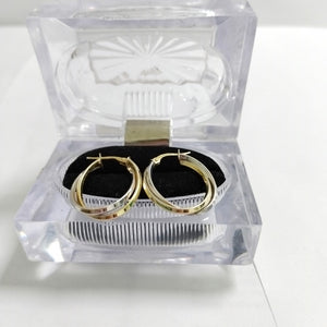 ARRACADAS PAR ORO 14 K 1.9 GRMS (SEMINUEVO)