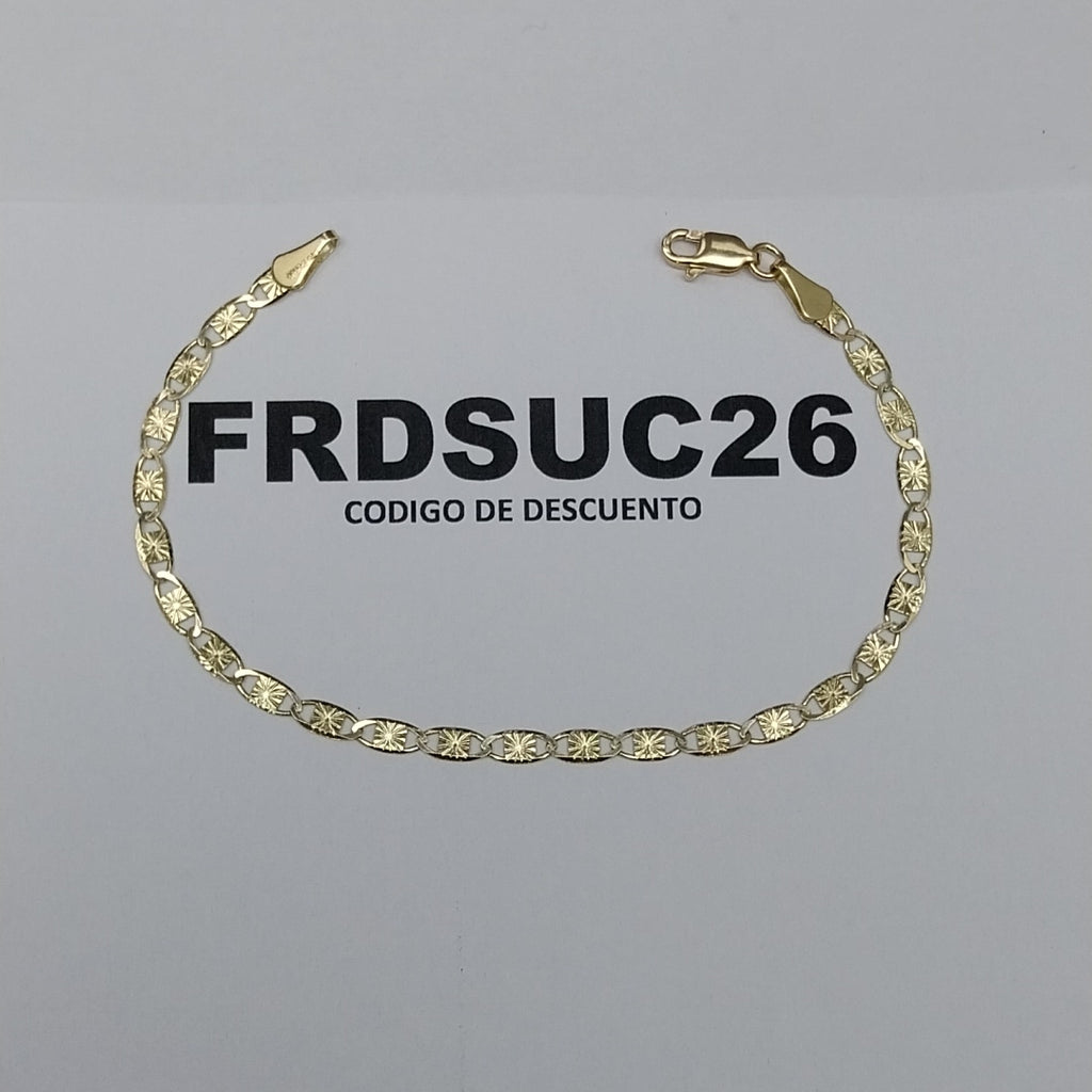 PULSERAS GUCHI ORO 14K 18 CM 2.9 GR (NUEVO)