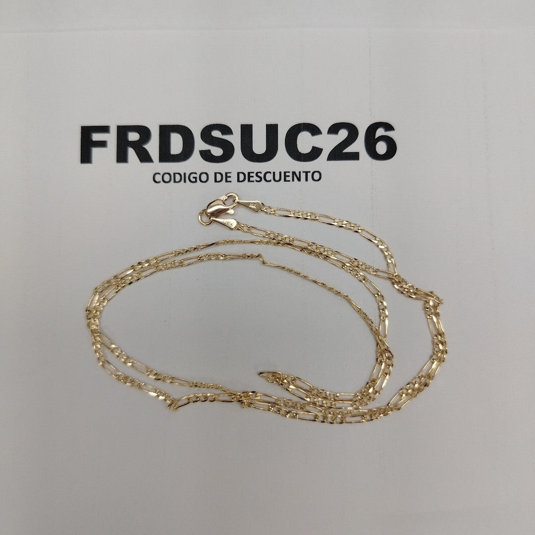CADENAS 3X1 ORO 14K 55 CM 3.7 GR (NUEVO)