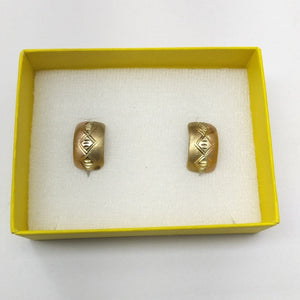 ARETES PAR ORO, ORO COMBINADO 10 K 2.7 GRMS (SEMINUEVO)