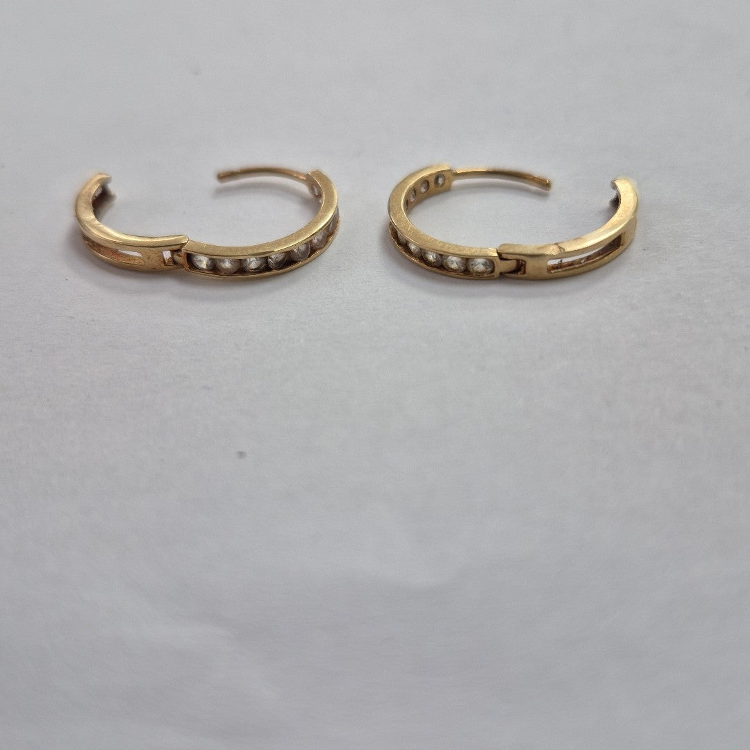 ARETES PAR ORO 10 K 2,10 GRMS (SEMINUEVO)