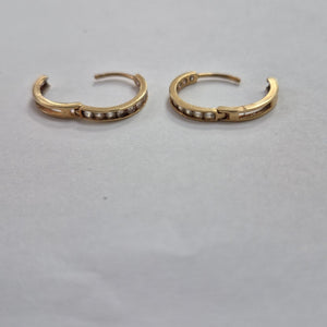 ARETES PAR ORO 10 K 2,10 GRMS (SEMINUEVO)