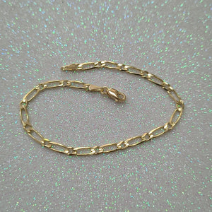 PULSERAS 1X1 ORO 14K 18 CM 2.7 GR (NUEVO)