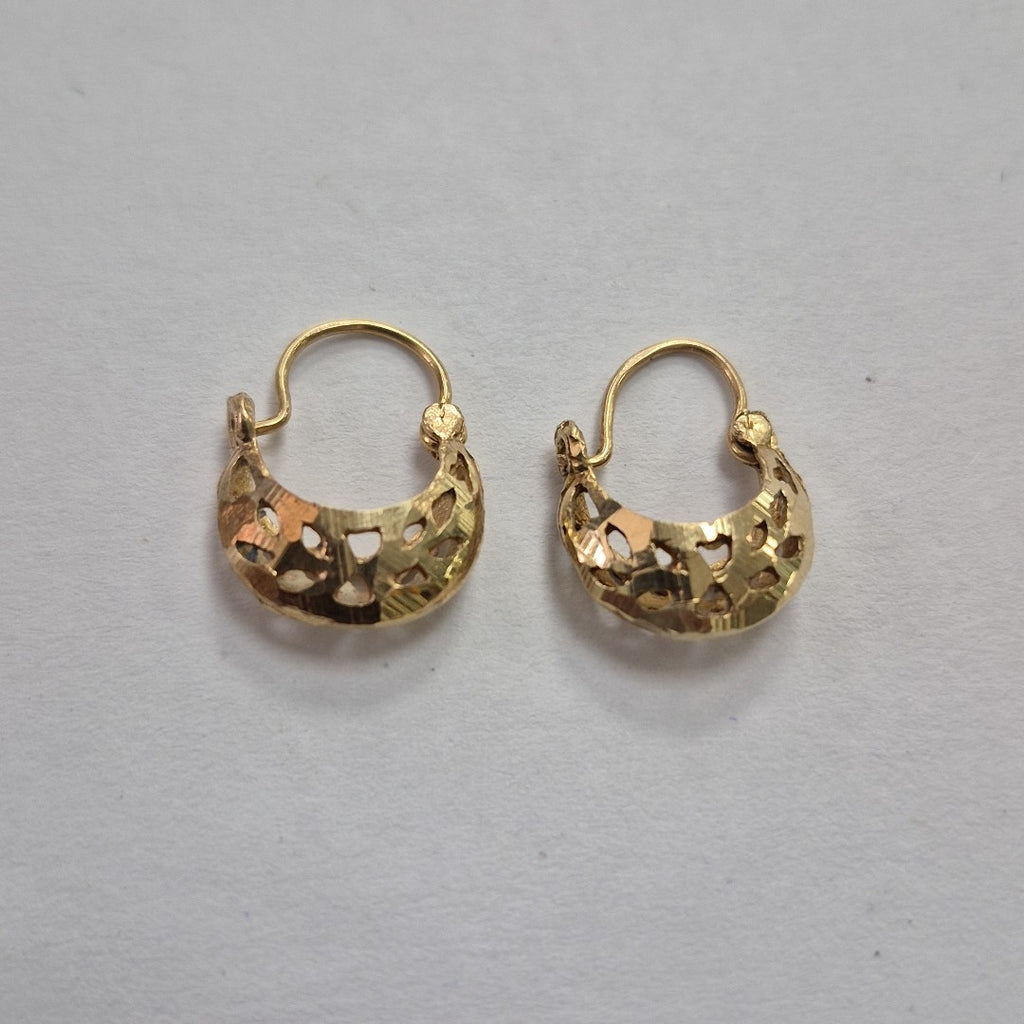 ARETES PAR ORO 14 K 1,70 GRMS (SEMINUEVO)