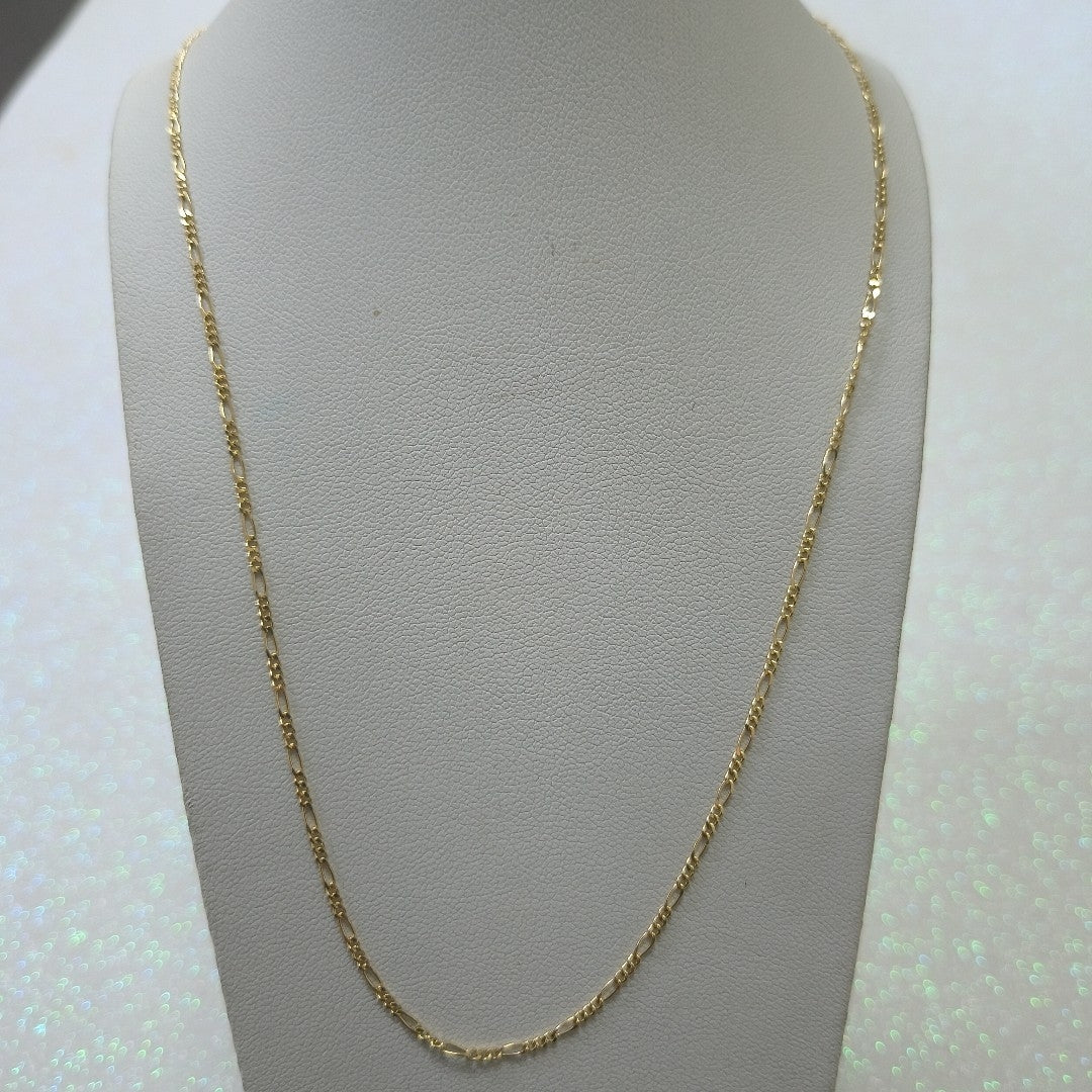 CADENAS TEJIDO 3X1 ORO 14K 55 CM 2.7 GR (NUEVO)