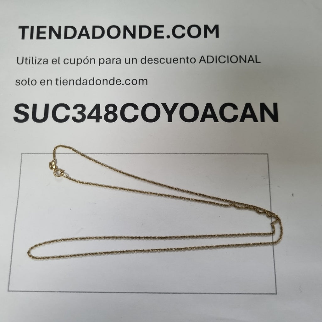 CADENA ORO 14 K 2 GRMS (SEMINUEVO)