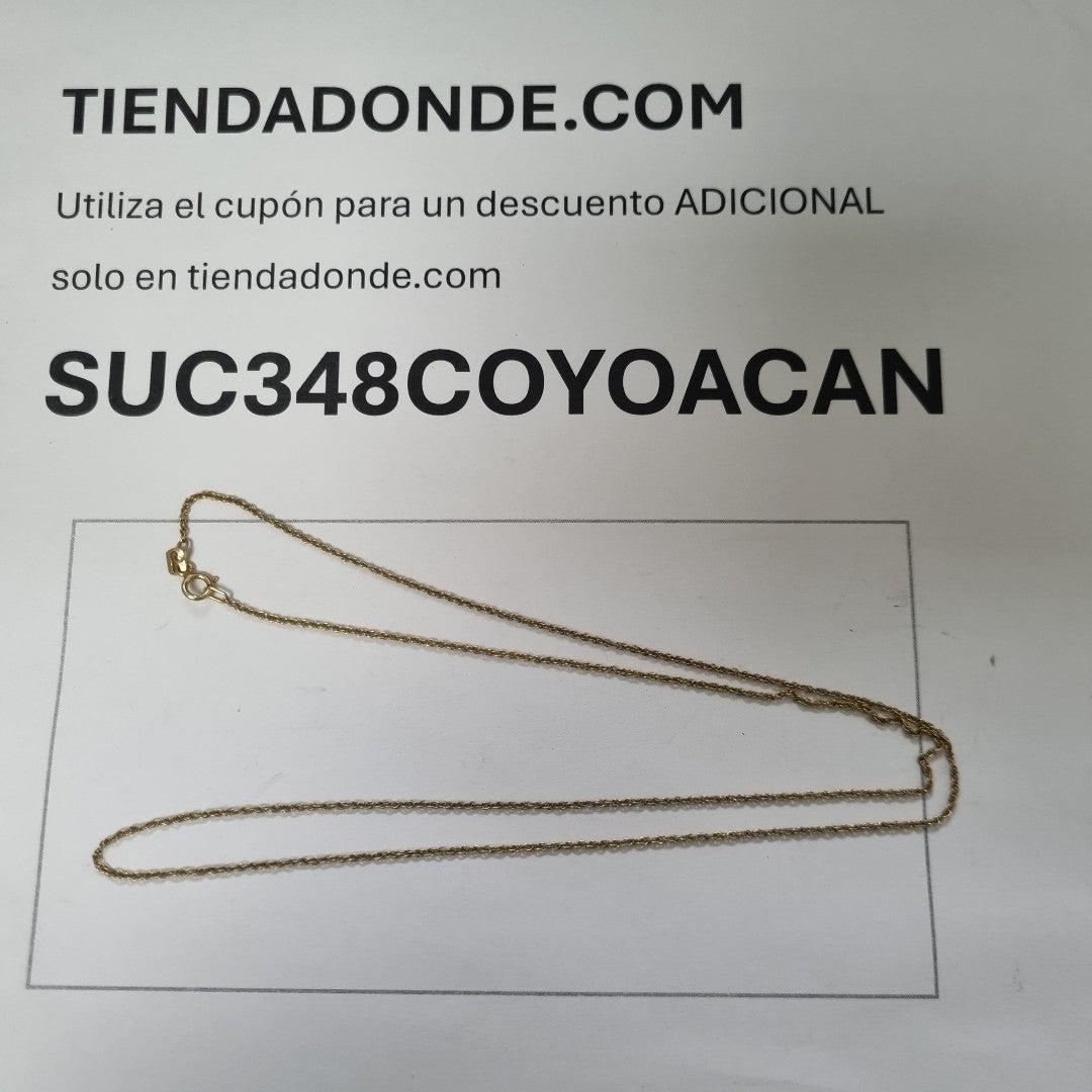 CADENA ORO 14 K 2 GRMS (SEMINUEVO)