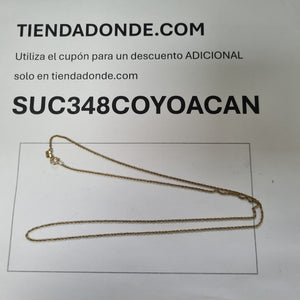 CADENA ORO 14 K 2 GRMS (SEMINUEVO)