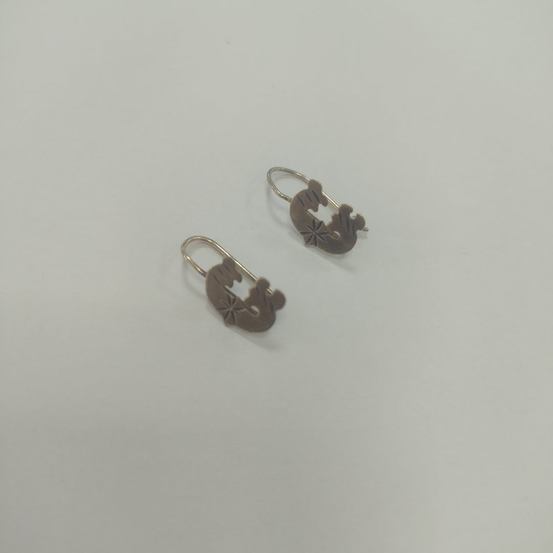 ARETES PAR ORO 8 K 1 GRMS (SEMINUEVO)