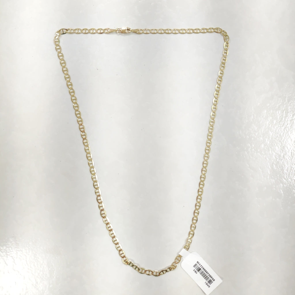 CADENAS TEJIDO MARINERA ORO 14K 50 CM 7.6 GR (NUEVO)