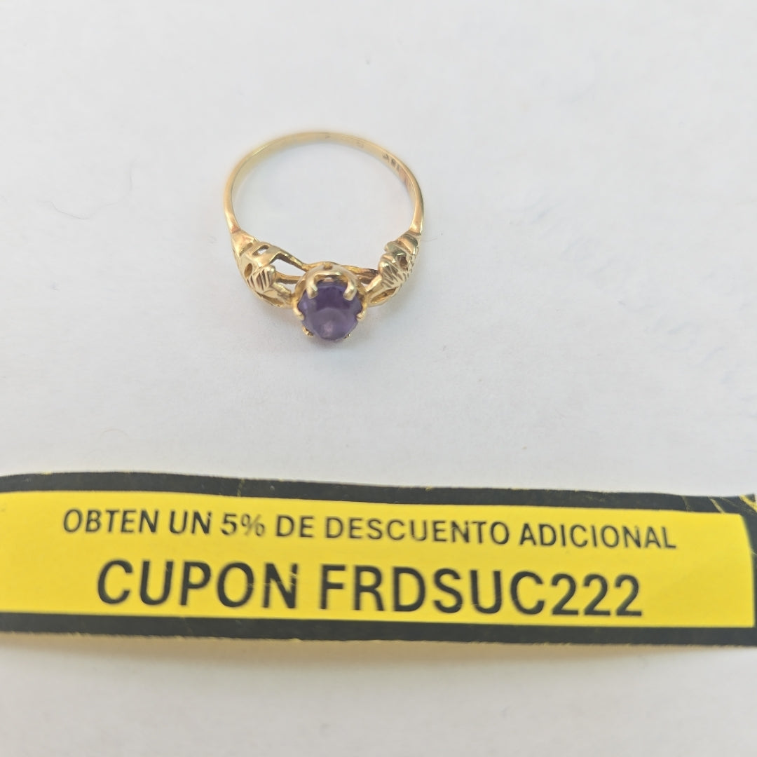 ANILLO ORO 10 K 2,60 GRMS (SEMINUEVO)