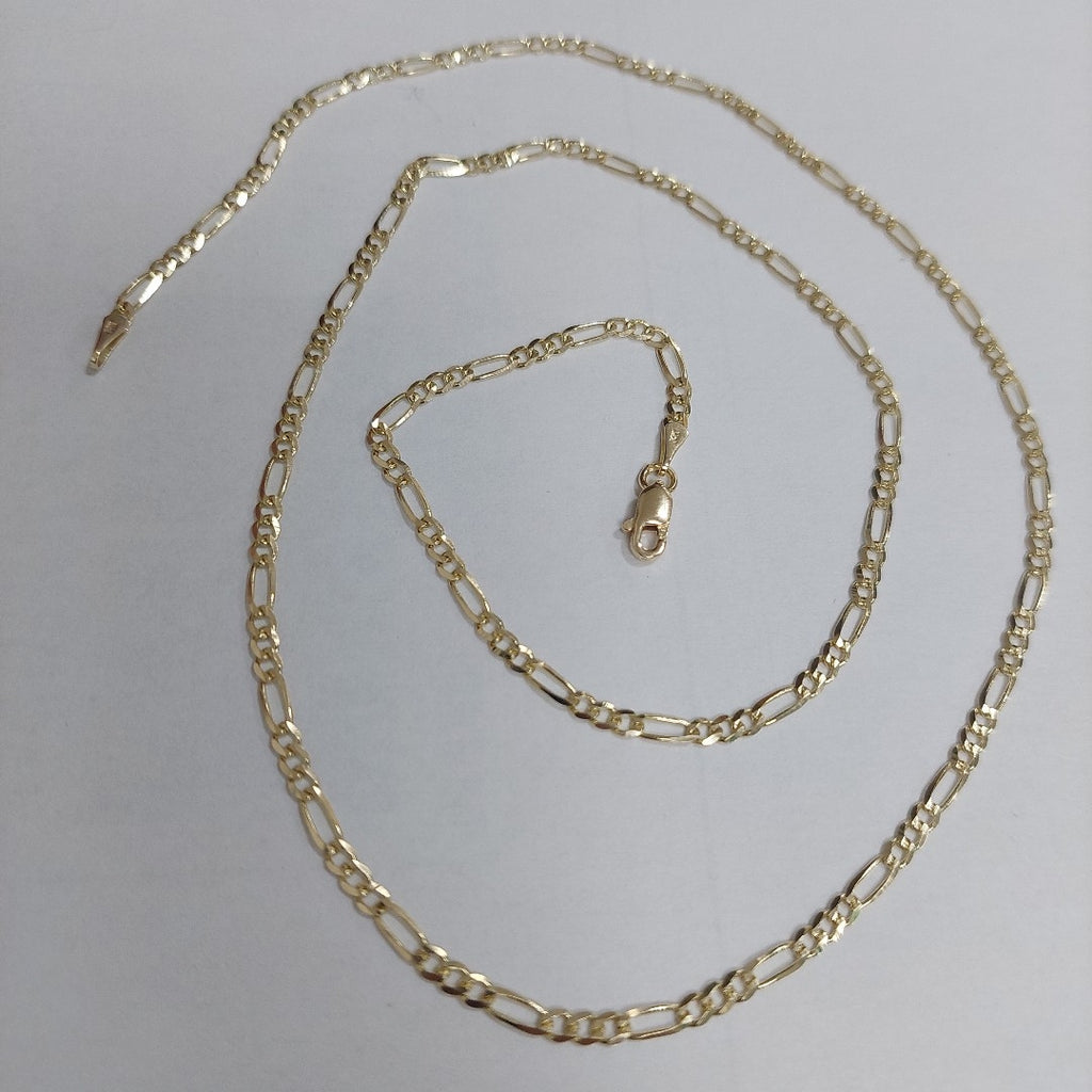 CADENAS 3X1 ORO 14K 55 CM 5 GR (NUEVO)